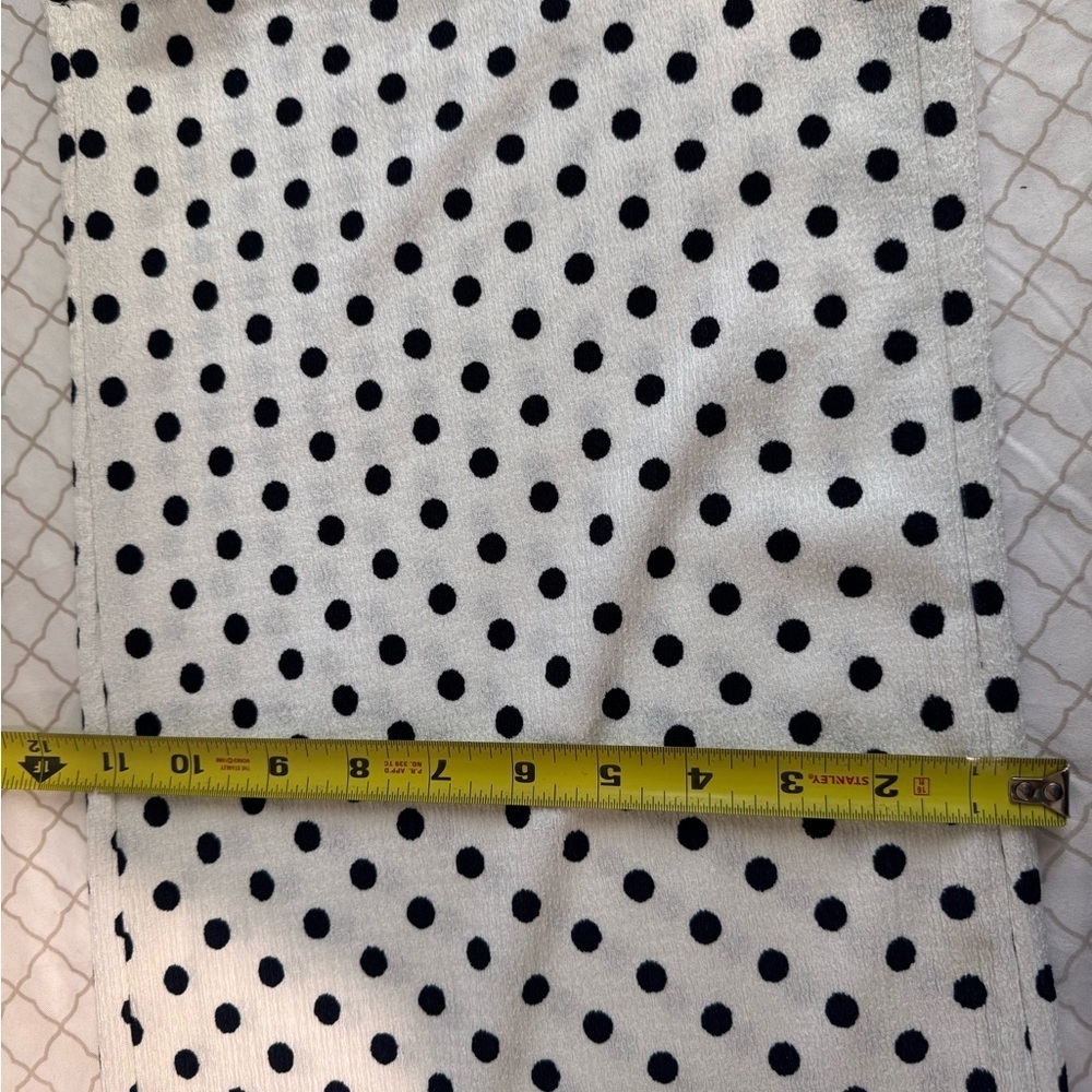 Zara Cream and Black Polka Dot Jumpsuit Size 13-14 (CM 164) - Picture 6 of 7